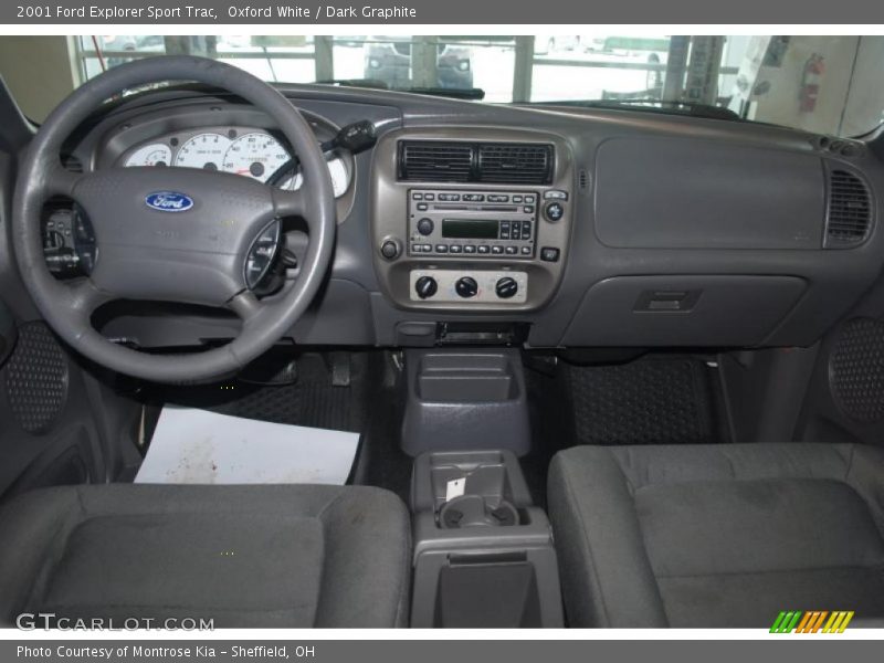 Oxford White / Dark Graphite 2001 Ford Explorer Sport Trac