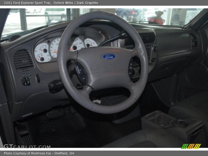 Oxford White / Dark Graphite 2001 Ford Explorer Sport Trac