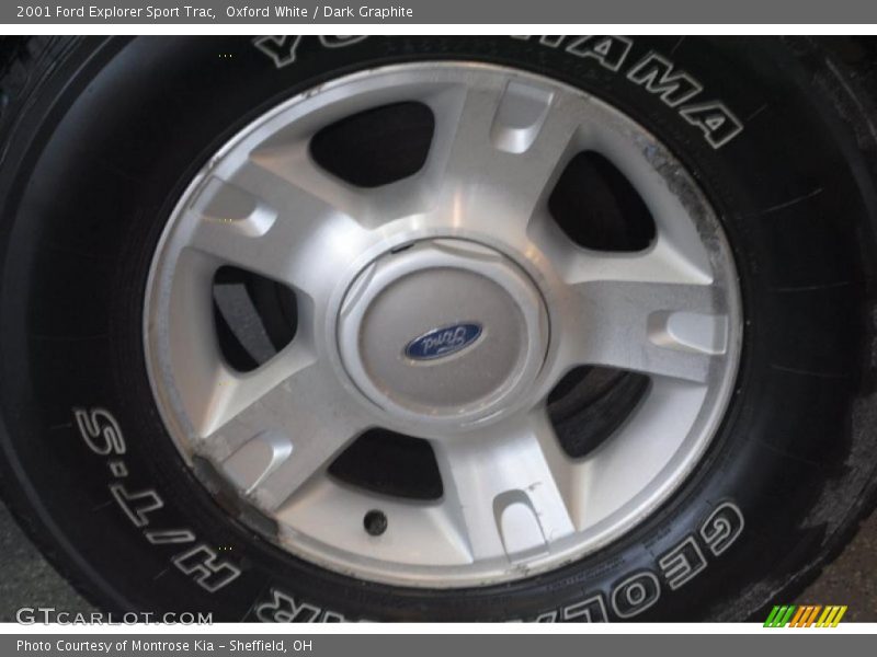 Oxford White / Dark Graphite 2001 Ford Explorer Sport Trac