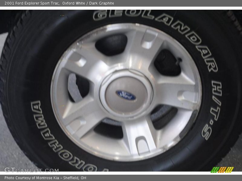 Oxford White / Dark Graphite 2001 Ford Explorer Sport Trac