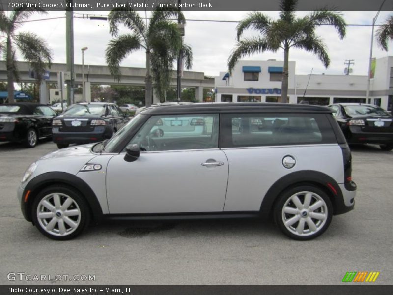 Pure Silver Metallic / Punch Carbon Black 2008 Mini Cooper S Clubman