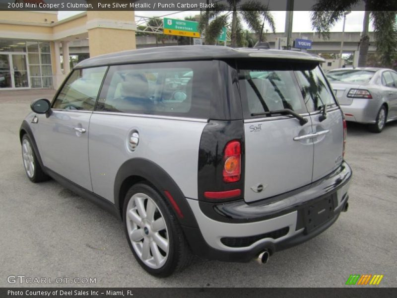Pure Silver Metallic / Punch Carbon Black 2008 Mini Cooper S Clubman