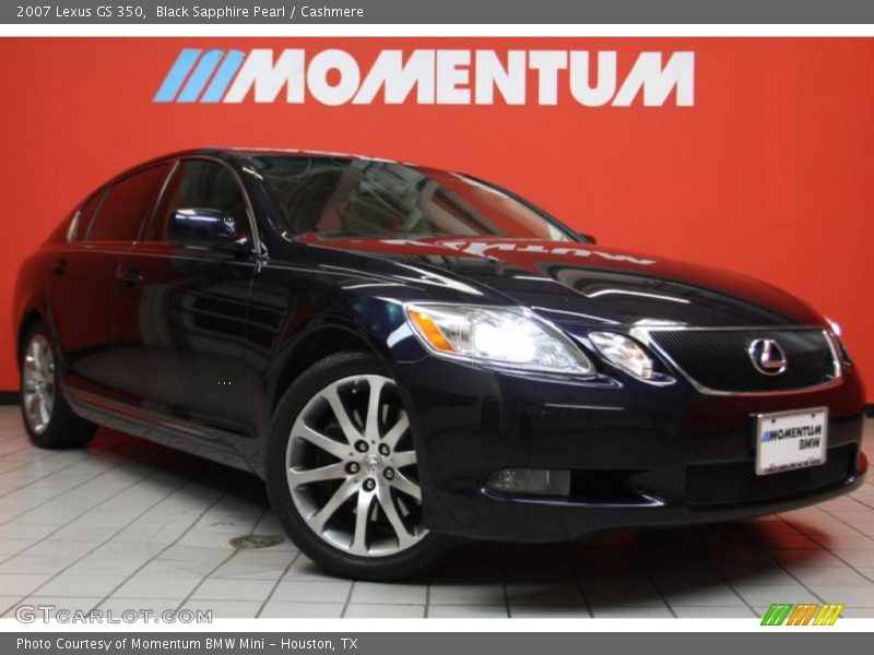 Black Sapphire Pearl / Cashmere 2007 Lexus GS 350