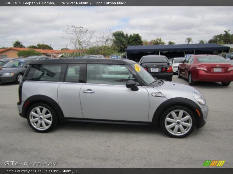 Pure Silver Metallic / Punch Carbon Black 2008 Mini Cooper S Clubman