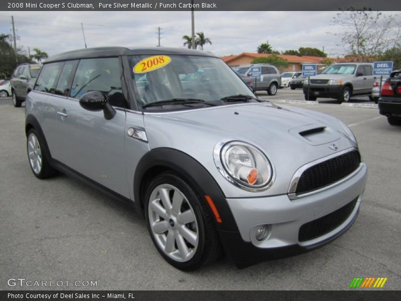 Pure Silver Metallic / Punch Carbon Black 2008 Mini Cooper S Clubman