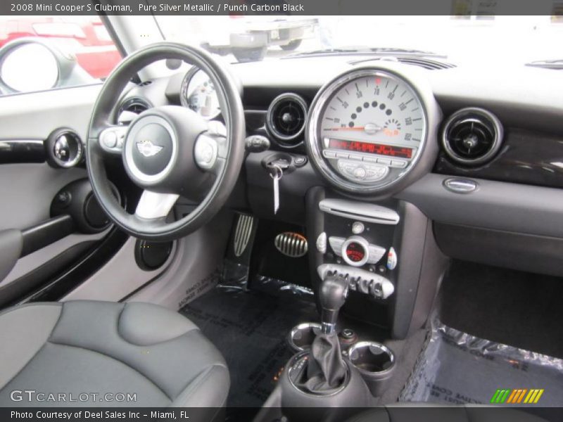 Pure Silver Metallic / Punch Carbon Black 2008 Mini Cooper S Clubman