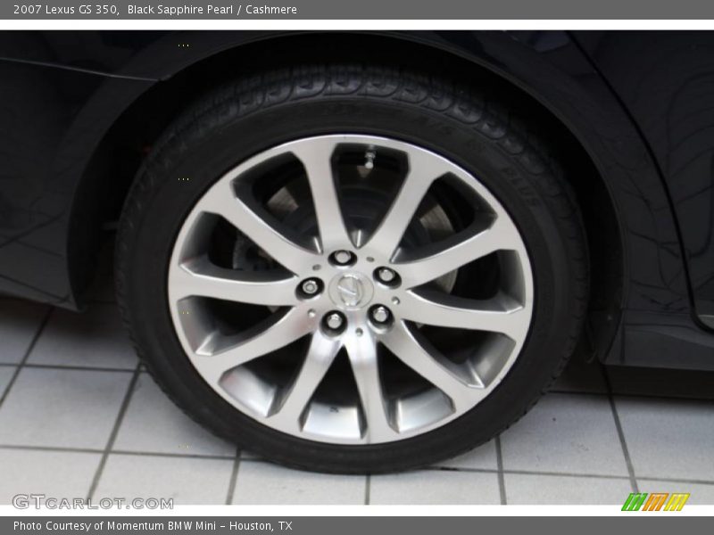Black Sapphire Pearl / Cashmere 2007 Lexus GS 350