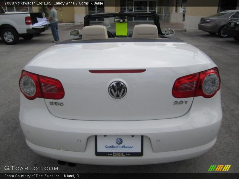 Candy White / Cornsilk Beige 2008 Volkswagen Eos Lux