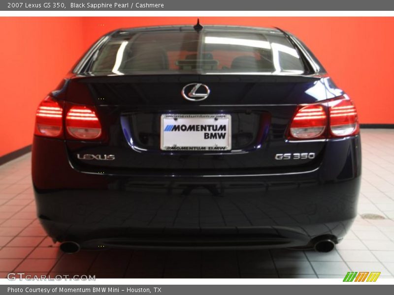 Black Sapphire Pearl / Cashmere 2007 Lexus GS 350
