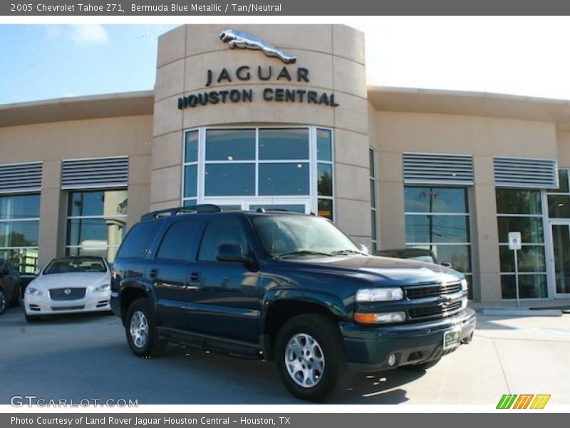 Bermuda Blue Metallic / Tan/Neutral 2005 Chevrolet Tahoe Z71