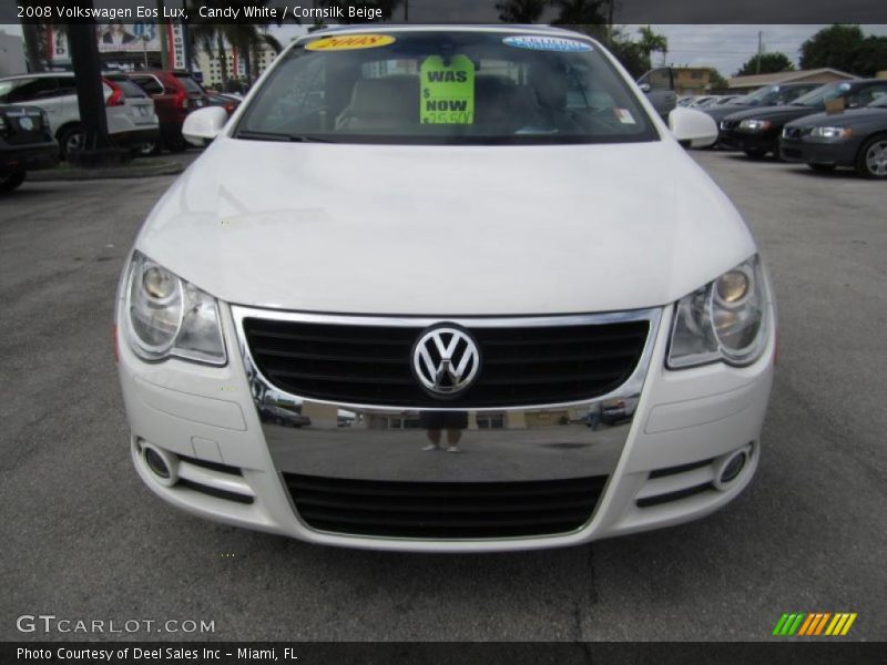 Candy White / Cornsilk Beige 2008 Volkswagen Eos Lux