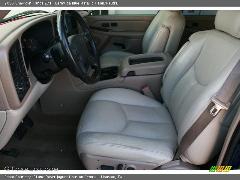 Bermuda Blue Metallic / Tan/Neutral 2005 Chevrolet Tahoe Z71