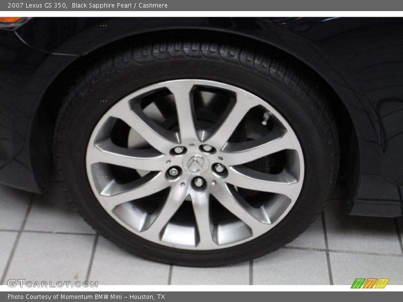 Black Sapphire Pearl / Cashmere 2007 Lexus GS 350