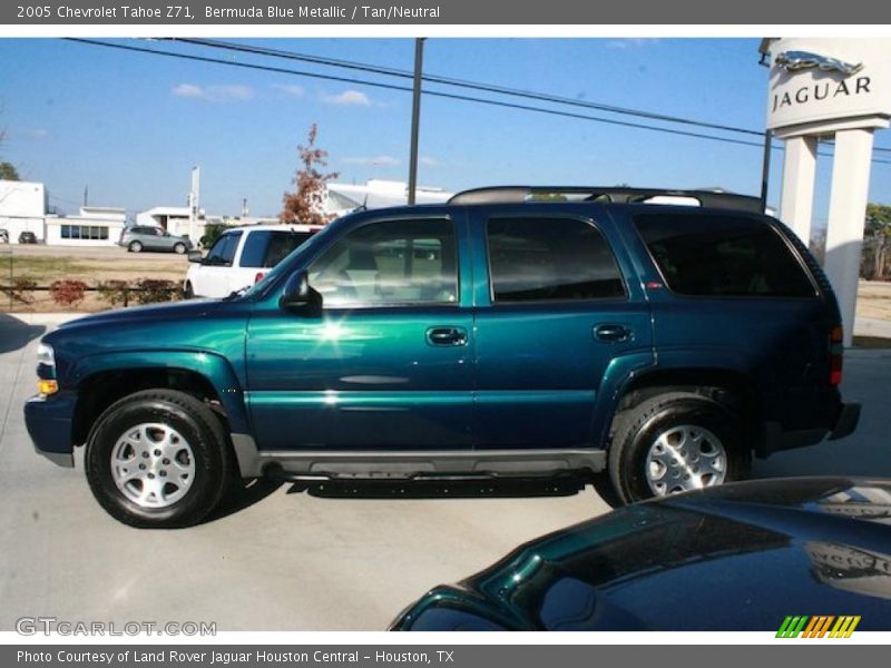 Bermuda Blue Metallic / Tan/Neutral 2005 Chevrolet Tahoe Z71