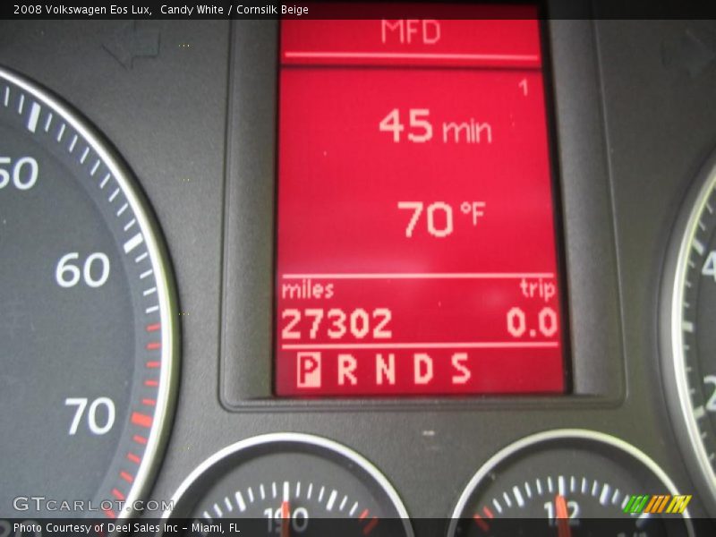 Candy White / Cornsilk Beige 2008 Volkswagen Eos Lux