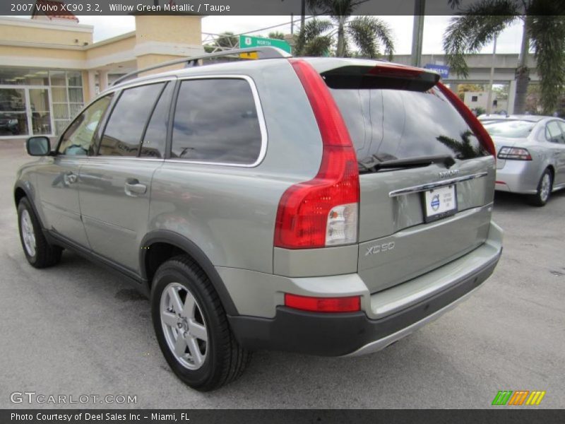 Willow Green Metallic / Taupe 2007 Volvo XC90 3.2