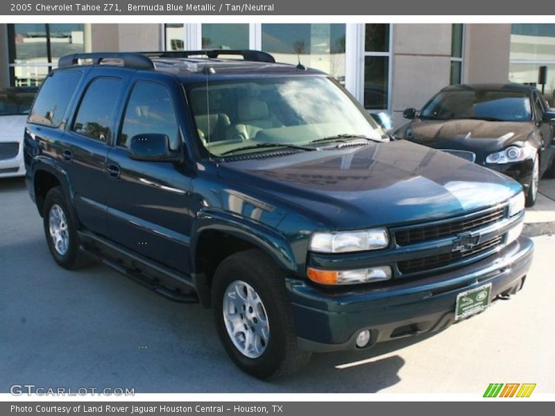 Bermuda Blue Metallic / Tan/Neutral 2005 Chevrolet Tahoe Z71