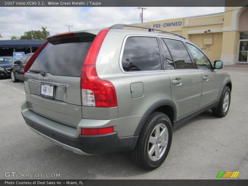 Willow Green Metallic / Taupe 2007 Volvo XC90 3.2