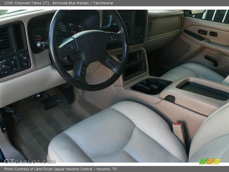 Bermuda Blue Metallic / Tan/Neutral 2005 Chevrolet Tahoe Z71