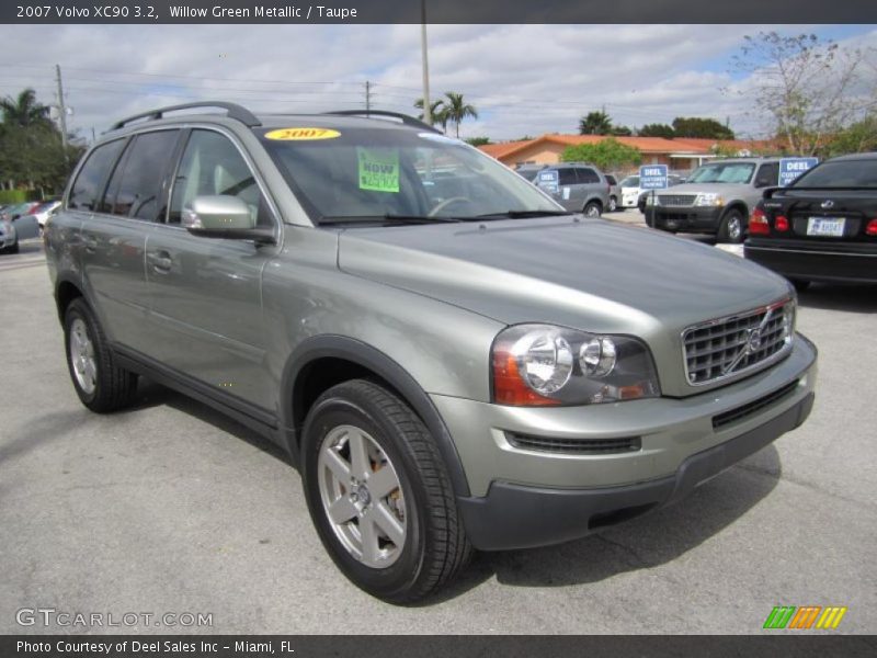 Willow Green Metallic / Taupe 2007 Volvo XC90 3.2
