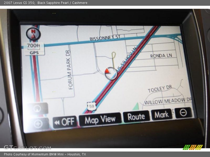 Black Sapphire Pearl / Cashmere 2007 Lexus GS 350