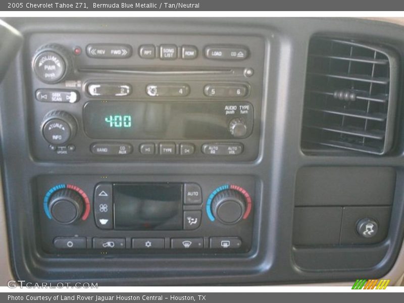 Bermuda Blue Metallic / Tan/Neutral 2005 Chevrolet Tahoe Z71