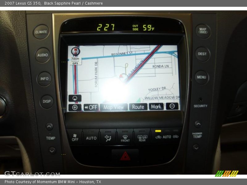 Black Sapphire Pearl / Cashmere 2007 Lexus GS 350