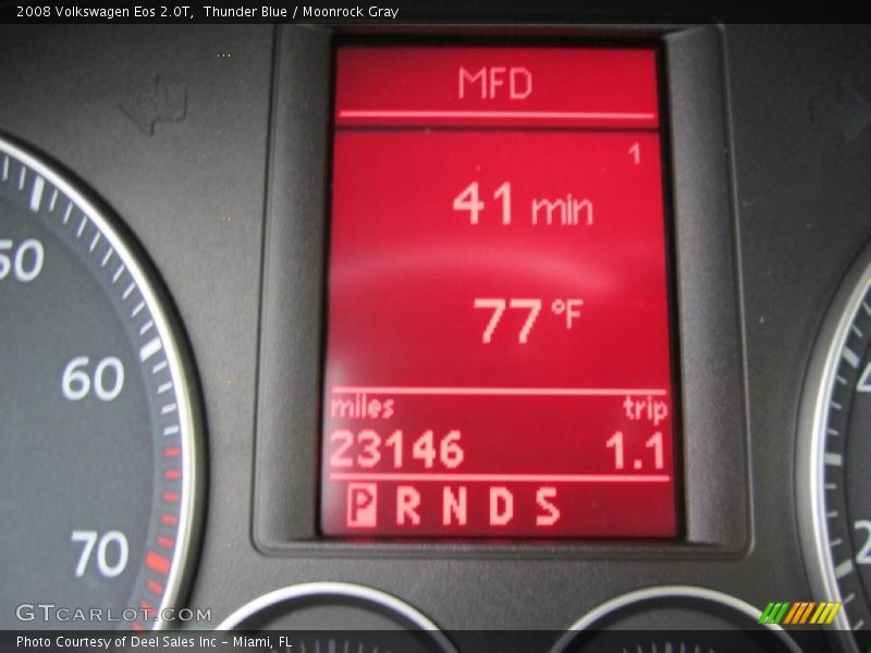Thunder Blue / Moonrock Gray 2008 Volkswagen Eos 2.0T