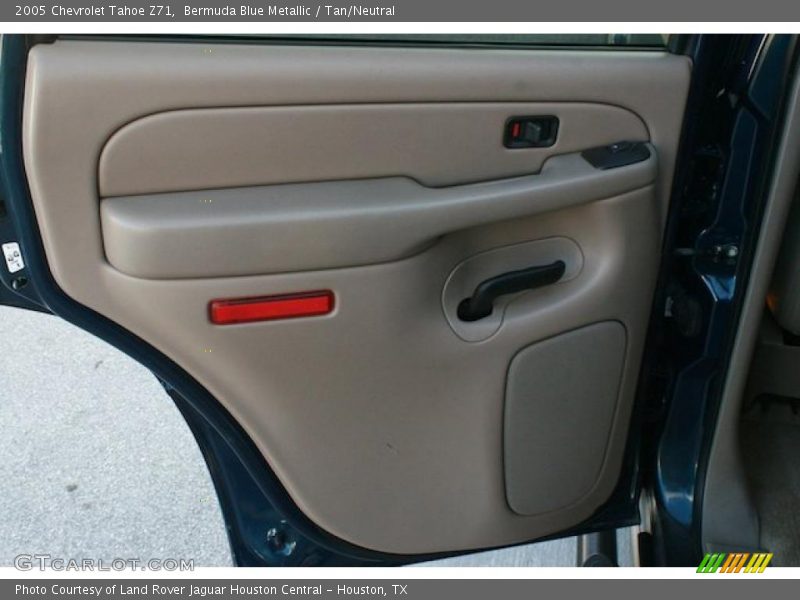 Bermuda Blue Metallic / Tan/Neutral 2005 Chevrolet Tahoe Z71