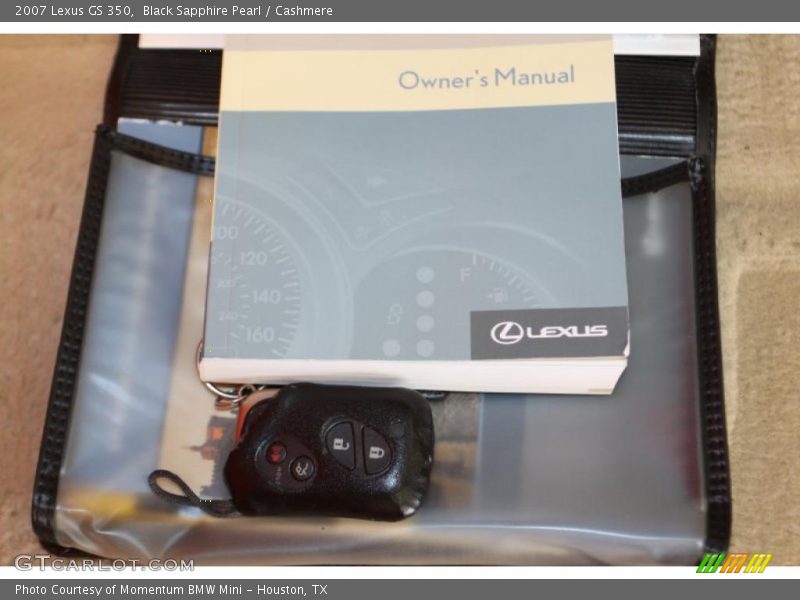 Black Sapphire Pearl / Cashmere 2007 Lexus GS 350