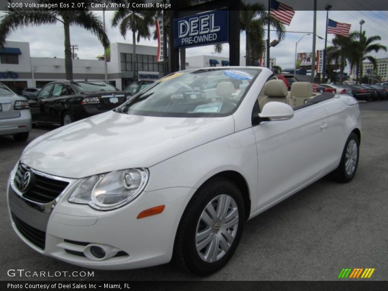 Candy White / Cornsilk Beige 2008 Volkswagen Eos 2.0T