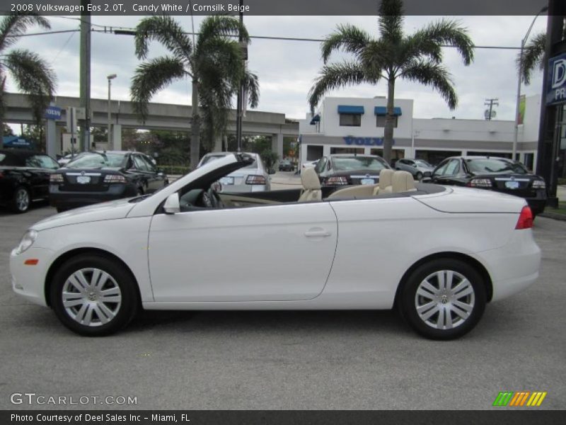Candy White / Cornsilk Beige 2008 Volkswagen Eos 2.0T