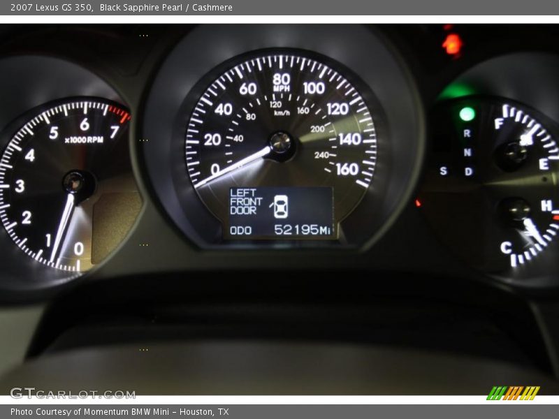 Black Sapphire Pearl / Cashmere 2007 Lexus GS 350