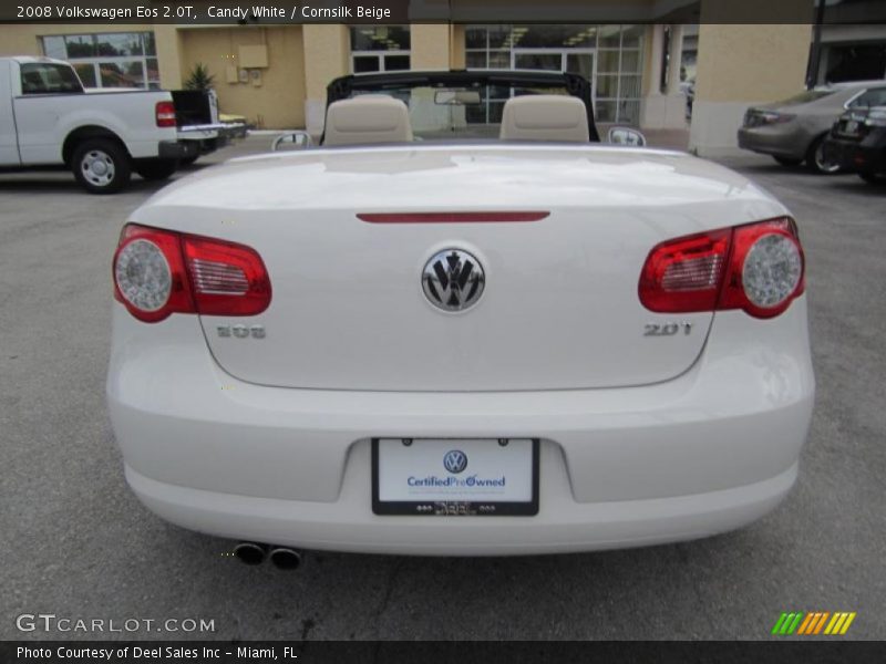 Candy White / Cornsilk Beige 2008 Volkswagen Eos 2.0T