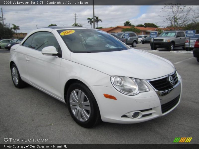 Candy White / Cornsilk Beige 2008 Volkswagen Eos 2.0T
