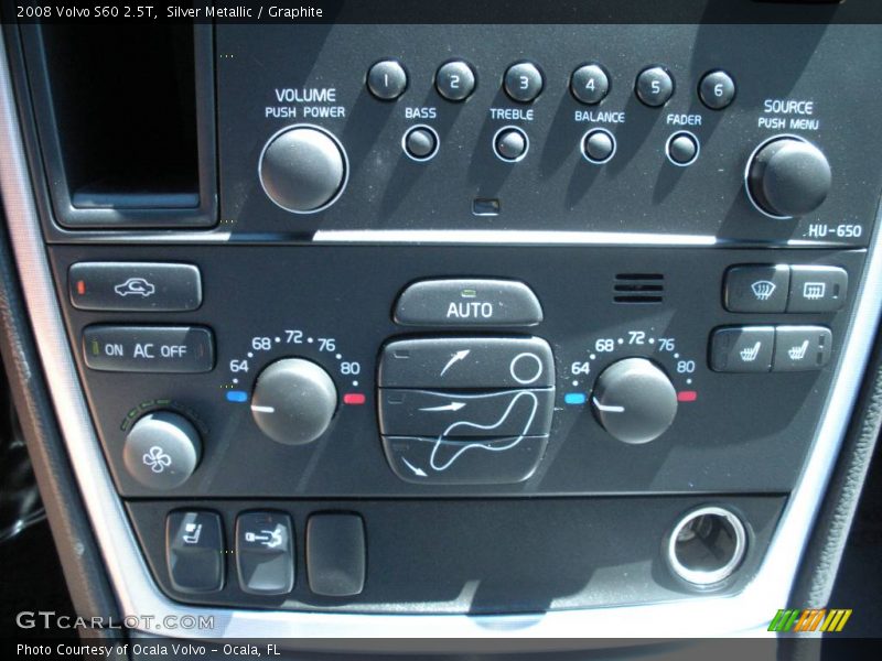 Silver Metallic / Graphite 2008 Volvo S60 2.5T