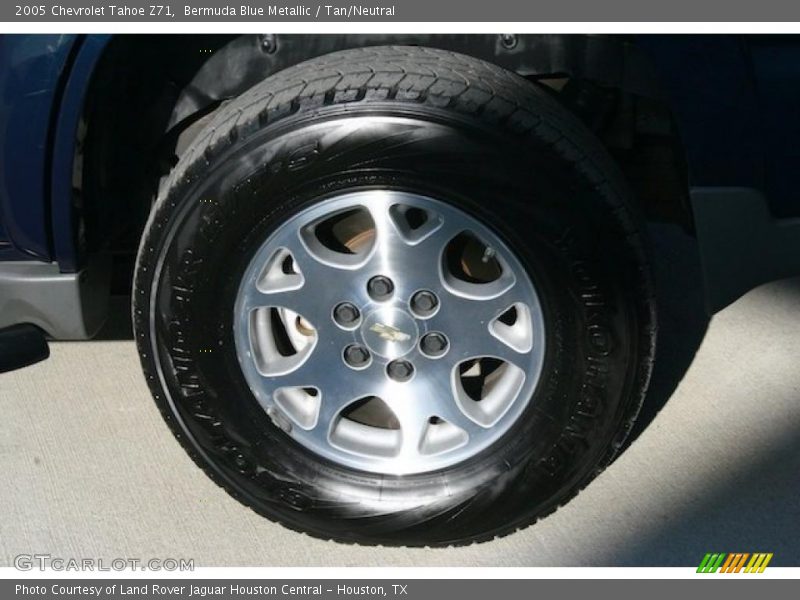 Bermuda Blue Metallic / Tan/Neutral 2005 Chevrolet Tahoe Z71