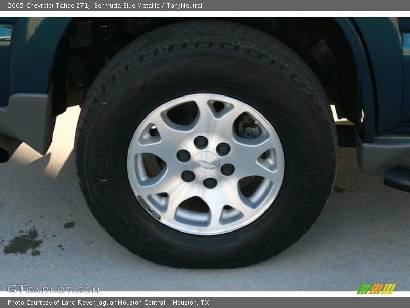 Bermuda Blue Metallic / Tan/Neutral 2005 Chevrolet Tahoe Z71
