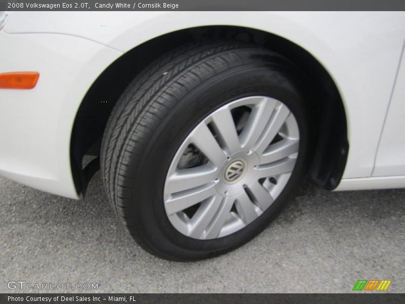 Candy White / Cornsilk Beige 2008 Volkswagen Eos 2.0T