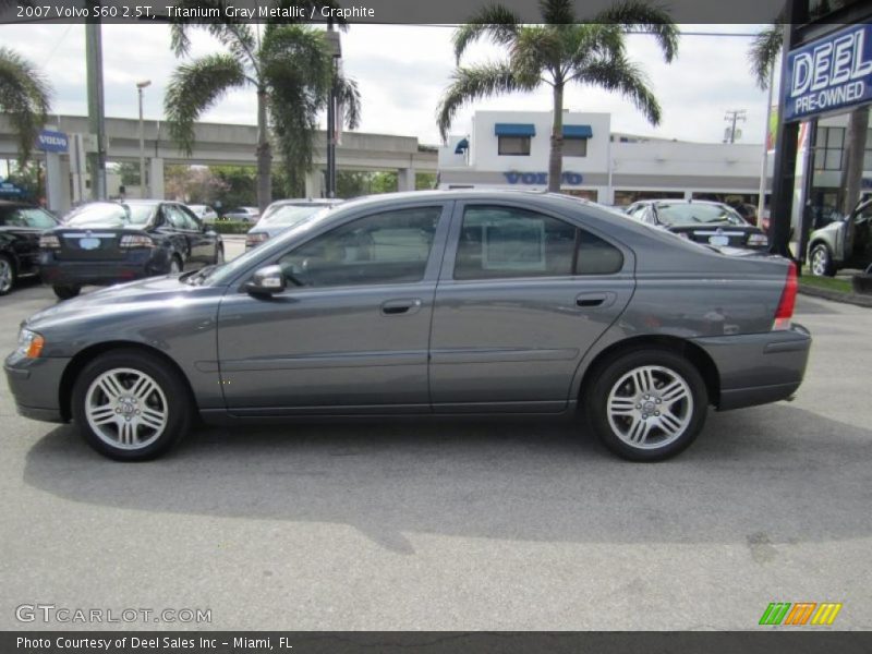 Titanium Gray Metallic / Graphite 2007 Volvo S60 2.5T