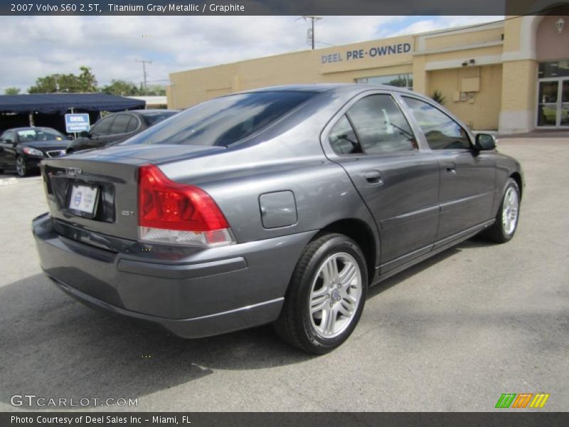 Titanium Gray Metallic / Graphite 2007 Volvo S60 2.5T