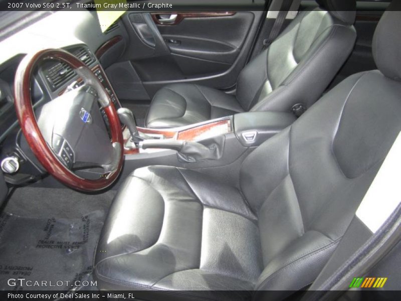 Titanium Gray Metallic / Graphite 2007 Volvo S60 2.5T