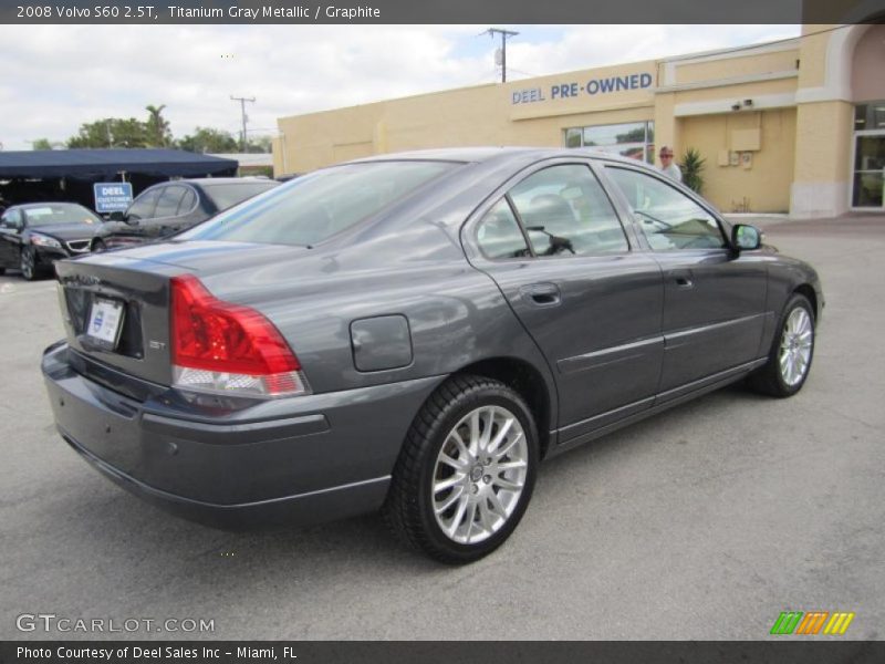 Titanium Gray Metallic / Graphite 2008 Volvo S60 2.5T