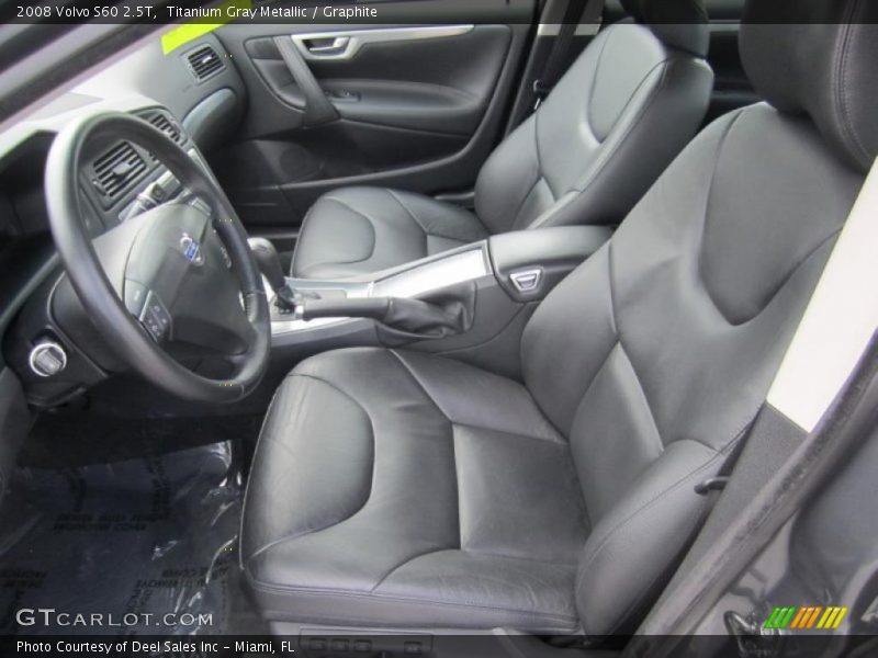 Titanium Gray Metallic / Graphite 2008 Volvo S60 2.5T
