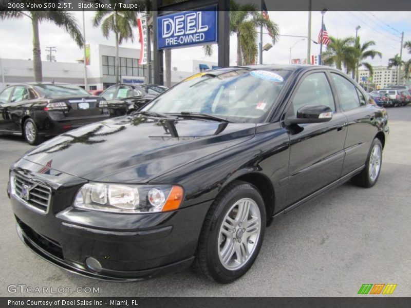 Black Stone / Taupe 2008 Volvo S60 2.5T