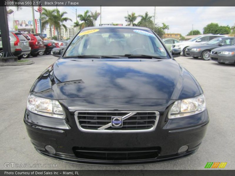 Black Stone / Taupe 2008 Volvo S60 2.5T