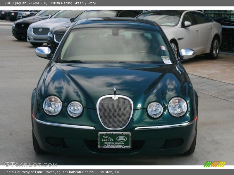British Racing Green / Ivory 2008 Jaguar S-Type 3.0