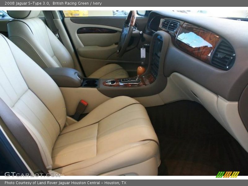 British Racing Green / Ivory 2008 Jaguar S-Type 3.0