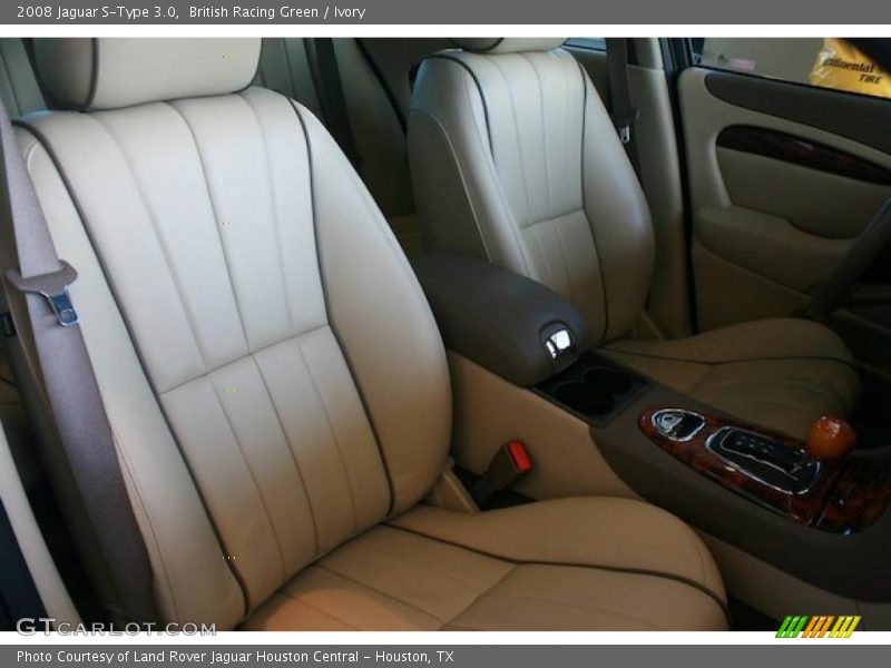 British Racing Green / Ivory 2008 Jaguar S-Type 3.0