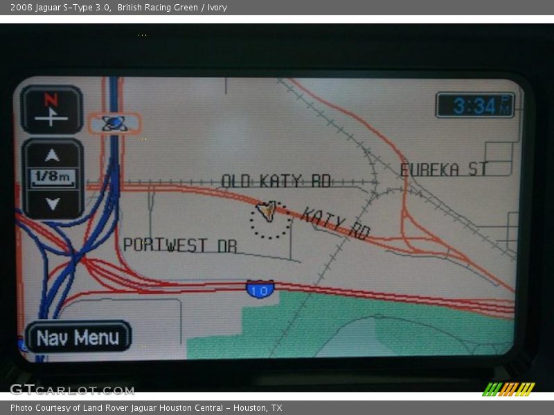 Navigation of 2008 S-Type 3.0